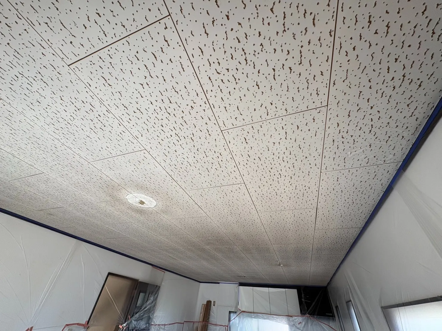 軒天塗装(現状・完了)